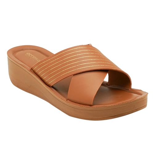 Image of AEROWALK Stylish Fashion Sandal for Women | Comfortable| Lightweight | Anti Skid | Casual Office Footwear (AT28)