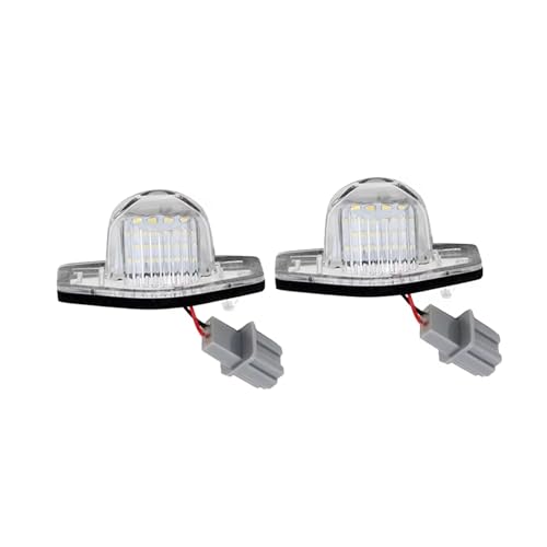 Luz LED para matrícula y lámpara trasera de placa para vehículos