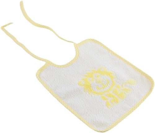 Poupy Bavaglino Neonati Piccolo E Assrobente In Spugna, Senza Bpa, Lavabile E Riutilizzabile, Con Elastico E Lavorazione Jacquard - 4