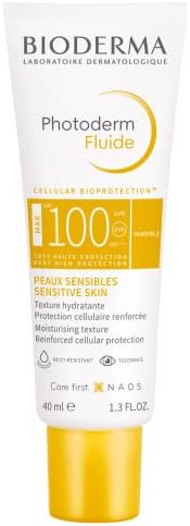 Bioderma Photoderm Fluide MAX SPF100 Invisible Sunscreen for Sensitive Skin, 40ml