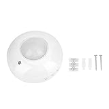 【Calidad superior 】 ： Hecho de material plástico de primera calidad, este sensor de movimiento infrarrojo no es fácil de envejecer, resistente y duradero para un uso prolongado