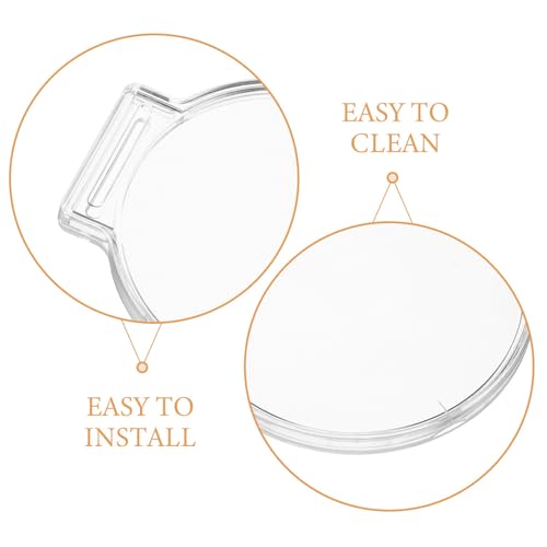 Cápsulas para monedas de 50 mm redondas en un set de 10 fundas protectoras transparentes 3