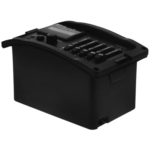 Préamplificateur égaliseur pour guitare SECFOU en plastique et métal noir durable