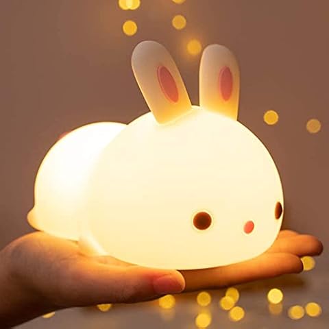 Night Light Kids Lamp Baby Girl Gifts Newborn, 16 Colors Baby Night Light Night Lamp, Battery Lights for Bedroom Nightlight for Children, Kawaii Cute Room Decor Nursery Decor Christmas Gifts for Girls Cover