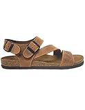  Sandalia para Mujer de Primera calidads Interbios 9557 Cuero - Color - Cuero, Talla - 42