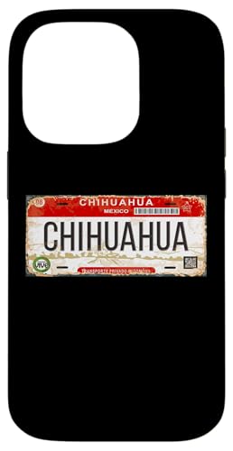Chihuahua Mexico License Plate Travel Mexican Vacation Beach �X�}�z�P�[�X iPhone 14 Pro �p