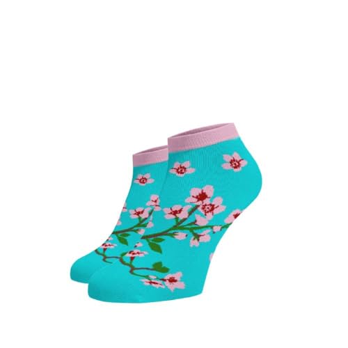 BENAMI | Lustige Knöchelsocken mit Mai Zeit der Liebe-Motiv | Baumwoll-Knöchelsocken für Damen und Herren