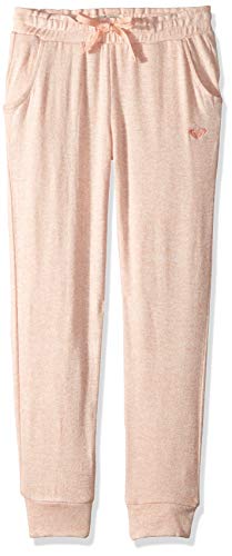 Roxy Girls' Big Flying Butterfly Cozy Sweatpants, Salmon, 16/XXL