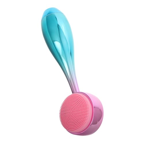 WEKADRIN Dual-Sided Face Brush Facial Cleansing Brush Face Scrubber for Men Facial Scrubber