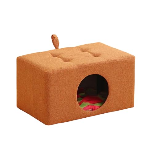 ペットスツール クッション付 スツール ペット ハウススツール クッション 猫ハウス 座面クッション 座れる かわいい おしゃれ 小型犬 猫 ペット 犬用 ペット用ベット シンプル グリーン ベージュ おしゃれ ペットベッド シンプルな猫のアパートの家具