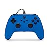 PowerA Symmetric Wired Controller for Xbox Series X|S - Blue, Officially licensed, Inline Thumbstick Layout, Windows 10/11 compatible, Dual Rumble Motors, Impulse Triggers, 3.5 mm Audio Jack