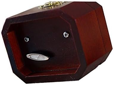 Miniatura 5 de WESTONETEK Caja Musical de Madera Tallada con Mecanismo Vintage de Cuerda, Caja de Música para Regalo de NavidadCumpleañosDía de San Valentín,