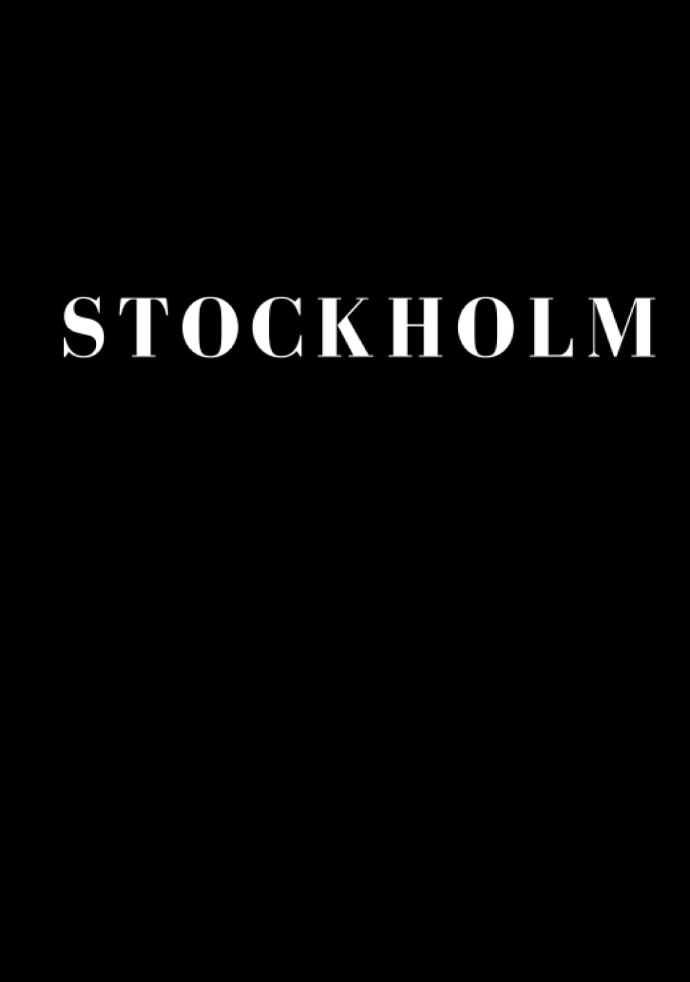 Livre décoratif Stockholm haut de gamme pour aménagement intérieur chic