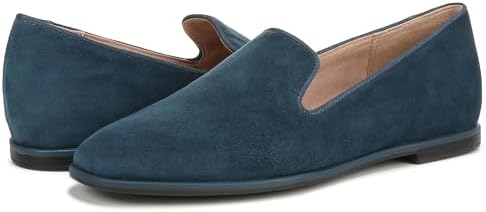 Naturalizer Womens Effortless Slip On Slipper Style Loafer Flat Oceanic Blue Suede 9 W | Image 3