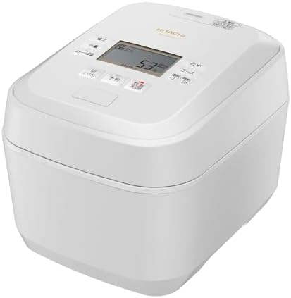 （18:30時点） 日立 炊飯器 5.5合 圧力&スチームIH 蒸気カット RZ-V100GM W フロストホワイト 八代目儀兵衛 監修 日本製 大火力 沸騰鉄釜 ふっくら御膳