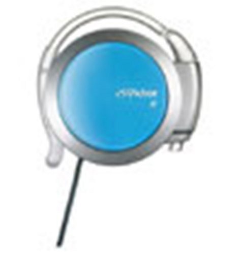 JVC HP-AL302-SA 密閉型オンイヤーヘッドホン 耳掛け式 シルバー&ブルー