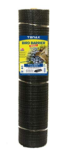 TENAX Ornex LM Bird Netting 14' x 500' Black