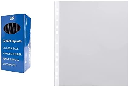 Whitebox Ball Point Pen Black Medium [Pack of 50]