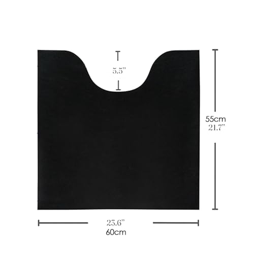 Tapis de toilette antidérapant en U absorbant et lavable - 4
