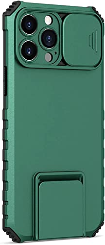 Coque iPhone 13 Pro Max et Mini avec protège-caméra coulissant et support