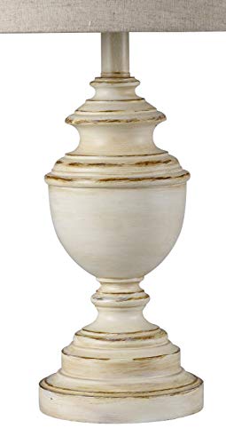 Collective Design L26017Mdsam Marion, Distressed Cream, Light Beige Table Lamp #TOP2