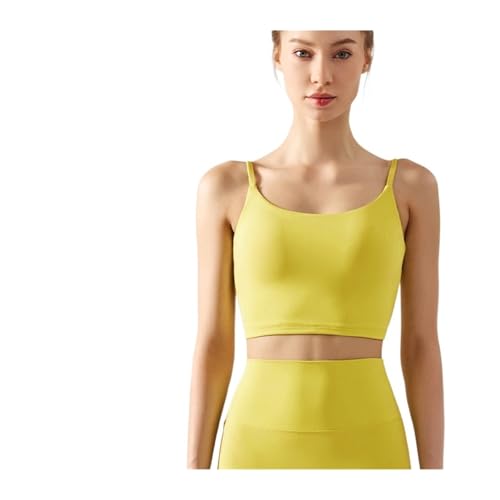 MCGDOO Daily Lightweight Yoga Vest(Blue-GreenYellow,L)