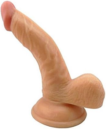 Nasstoys Realskin All American Whopper 6.5 Inch Flexible Ballsy Dong, Flesh