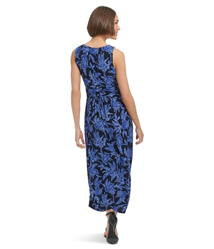 Robe maxi Tommy Hilfiger pour femme en coton bleu marine - 2
