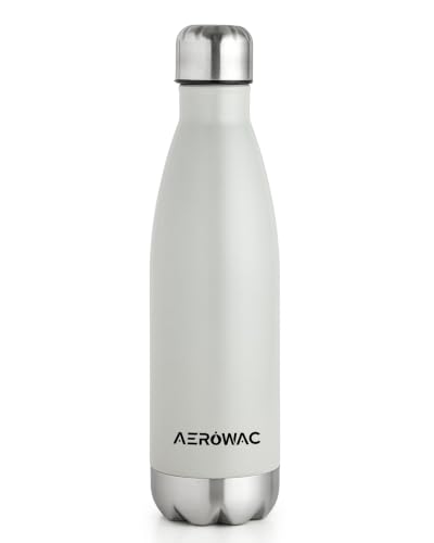 Image of 304 Stainless Steel Viva Insulated Flask 500ml | Hot & Cold 24 Hours | Double Wall, Lightweight, Leak Proof, BPA-Free Bottle | Ideal for Office, Gym, School, Travel (Grey, Pack of 1)