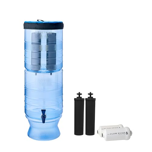 Berkey Light with 2 Black Filters and 2 Fluoride Filters