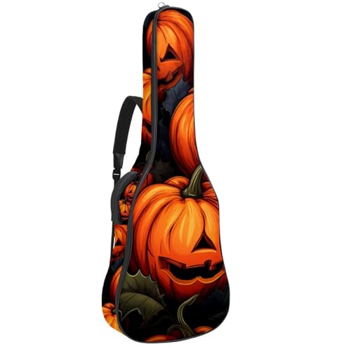Housse de guitare Halloween et basse avec poches et sangle réglable