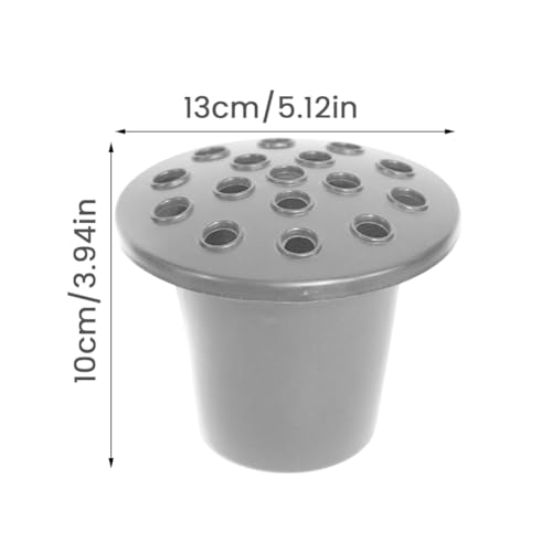 Tongdejing 2 Pcs Grave Flower Holders with Lids Memorial Grave Pots Round Grave Vase for Funerals Cemeteries - Image 2