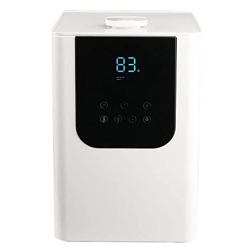 最大12畳対応のハイブリッド加湿器 加熱ミスト噴霧 上部給水 麦飯石フィルター使用上部給水ハイブリッド加湿器 リモコン付き/TIT-77加湿器