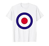 Mod Target T-Shirt Retro Mods Arrow Targets Fashion T-Shirt