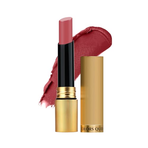 Image of Colors Queen Hold Up Full Day Non-Transfer Matte Lipstick | Long Lasting and Weightless Formula | Intense Color Pay Off | Waterproof Lipstick for Women (116 - Rouge, 4g)