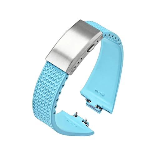 [NCSAJCNX] eB\ PRX p[}eBbN 35mm 40mm tH[fBOobN FKM X|[c h NCbN[X EHb`oh 11mm 12mm Ή tbfS Xgbv(Light blue silver,12mm)