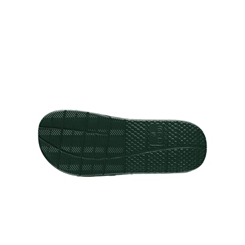 Image of FOCO mens NFL Team Stripe Logo Athletic Sport Shower Flip Flop Sandals Gel Slides