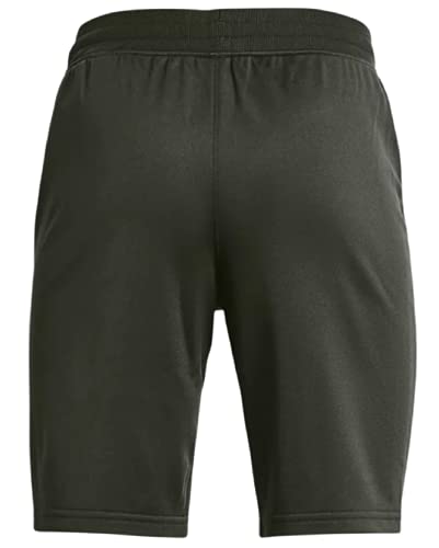 Under Armour Boys UA Pennant Shorts (Baroque Green/Black - 310, Small)