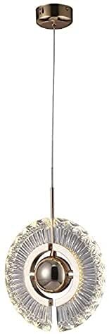 Lustre industriel LED 3000K suspension rétro fer luminaire intérieur salon bar 6W