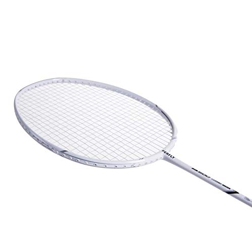 Image of Perfly Carbon Fibre Adult Badminton Racket BR 500 - White