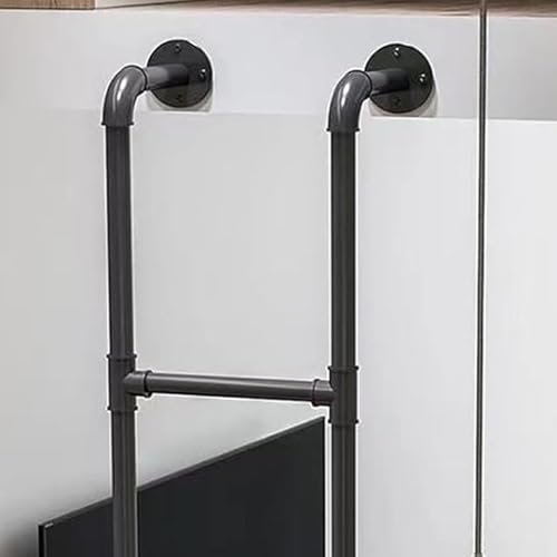 Échelle de lit superposé 250 cm en fer forgé noir pour dortoir - 2
