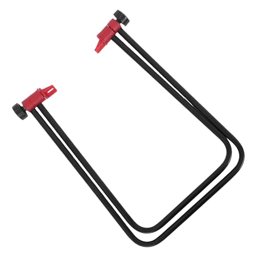 Toddmomy Soporte Plegable para Bicicleta Negro, Ajustable para Reparación y Mantenimiento, Base Estable y Resistente para Bicicletas de Montaña, Accesorio Portátil para Almacenamiento