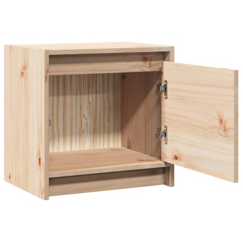 Table de chevet 40x30,5x40 cm en bois table basse de rangement de nuit meuble chambre