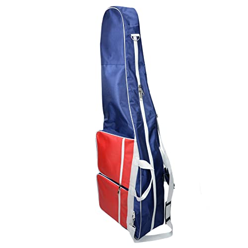 Threewot Fencing Bag For Equipment,Fencing Storage Bag For Mask Sword And Fencing Suit,Portable Fencing Sack With Handle And Shoulder Strap(Us Style), Navy Blue #TOP1