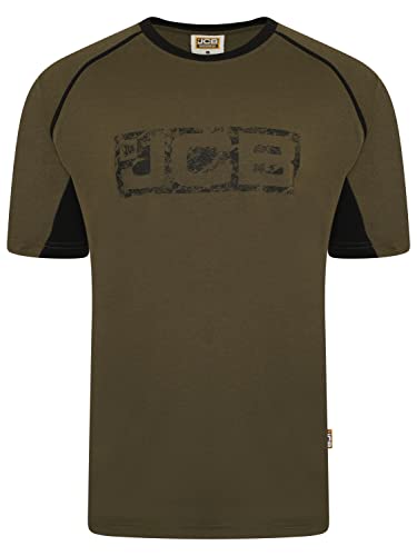 T-shirt de travail respirant 100% coton JCB résistant et doux