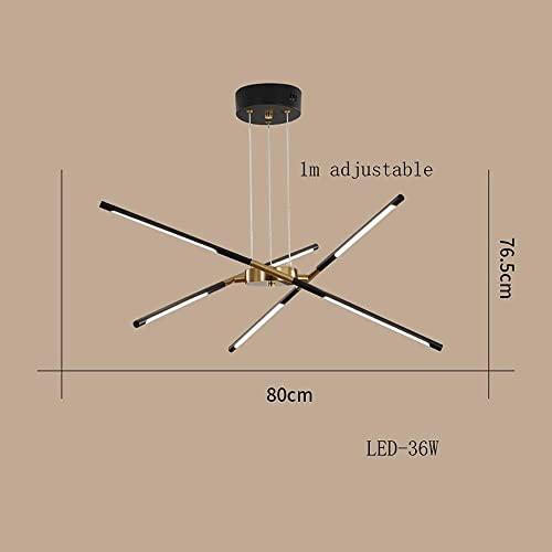 Plafonnier moderne à intensité variable continue et ajustable - 6