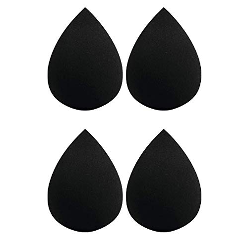 MINCHEDA Éponges de maquillage à Fond de Teint 4 pièces, Oeuf éponge de Mélangeur de Maquillage Blender, Convient pour les Anticernes et les Crèmes