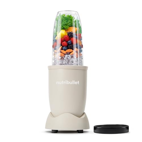 Nutribullet Pro 900 - Batidora Personal Multifunción, Blender Frutas y Verduras, Diseño Compacto, Fácil de Usar y Limpieza Rápida, Extracción de Nutrientes, 900W, Mineral Gris Paloma (NB904MASN)