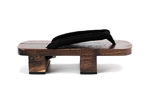 Image of Japanese Shoes Geta Wooden Clogs with Tabi Socks for Men Women