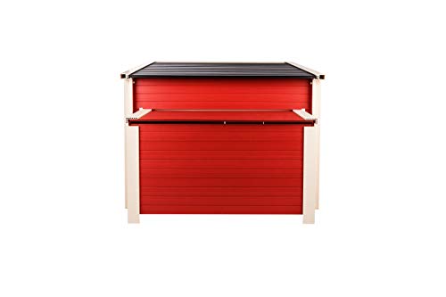 Ecoflex Fontana Chicken Barn, Jumbo, Red #TOP3
